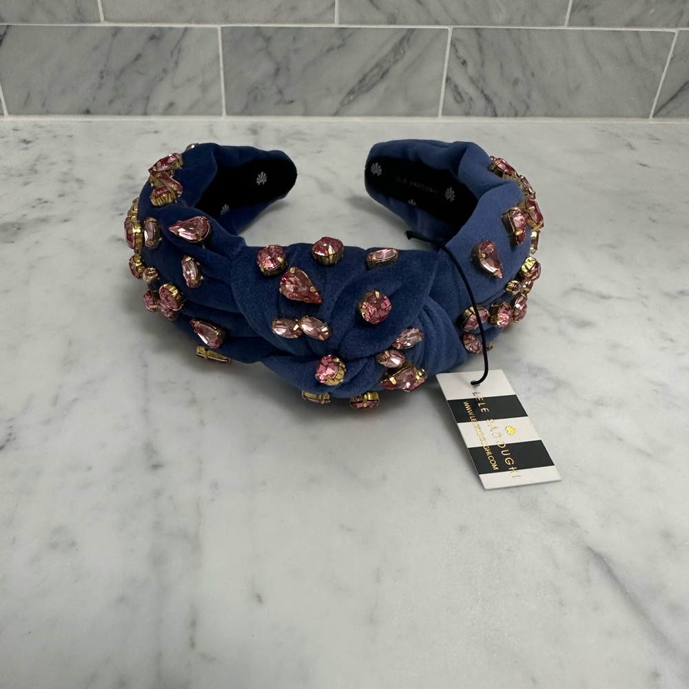 Lele sadoughi knotted trafalgar blue